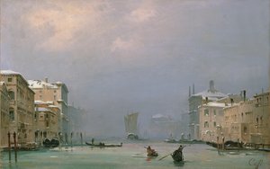 Grote Kanaal met Sneeuw en IJs, 1849