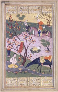 Shirin aan het baden, c.1580