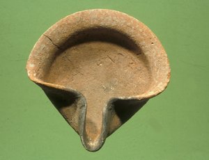 Israëlitische olielamp (terracotta)