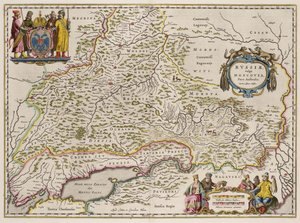 Zuid-Rusland Kaart Uit: Partes Septentrionalis et Orientalis, 1664 door Isaac Abrahamsz. Massa