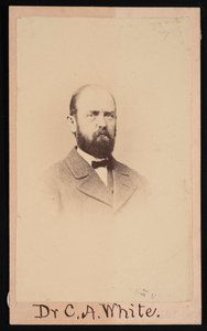 Portret van Charles Abiathar White 1826-1910, 1868 door Isaac Augustus Wetherby