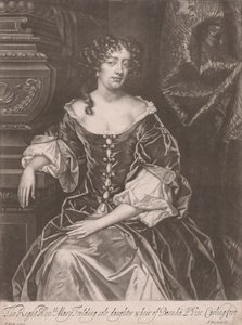 De Eerwaarde Mary Feilding, enige dochter en erfgenaam van Barnha Lord Viscount Cardingford door Isaac Beckett