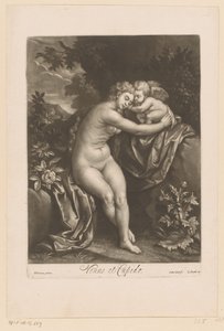 Venus en Cupido door Isaac Beckett