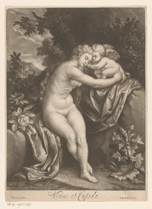 Venus en Cupido door Isaac Beckett