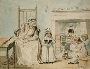 Een Dameschool door Isaac Cruikshank