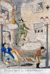 De Goede Effecten van Koolzuurgas!, 1807 door Isaac Cruikshank