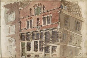 Zeventiende-eeuwse gevel door Isaac Gosschalk