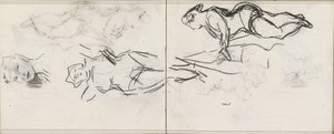 Drie studies van een vrouw door Isaac Israels