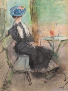 In een Parijs café