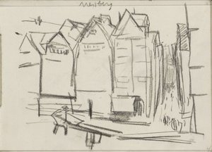 Stadsgezicht door Isaac Israels