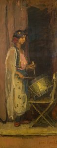 Het Egyptische trommelmeisje door Isaac Israels