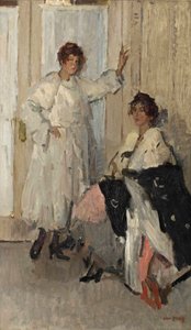 De Mannequins Ippy en Gertie bij Hirsch, Amsterdam, c.1915-17