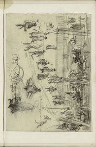 Wandelende figuren door Isaac Israels