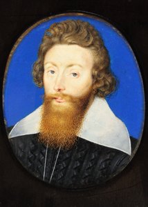 Sir Richard Liveson (Leveson), Vice-admiraal van Engeland (aquarel op perkament)