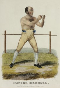 Daniel Mendoza, gegraveerd door P. Roberts, gepubliceerd in 1822 door Isaac Robert (after) Cruikshank