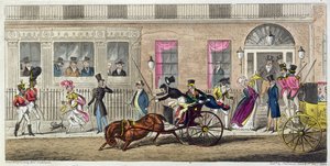Exterieur van Fishmongers Hall, een regelmatige storing, 1824