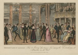 Hoogste leven in Londen door Isaac, Robert and George Cruikshank