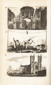 Temple Bar, Paviors en Westminster Abbey