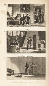 Ambachten in Regency Engeland: Bierhuis, zijdefabriek en kousenwever
