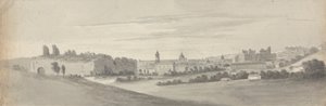 Rome vanuit de Thermen van Caracalla door Isaac Weld