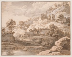 Uitzicht bij Orleans door Isaac de Moucheron