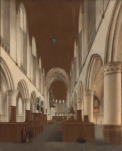 De kerk van Sint Bavo in Haarlem