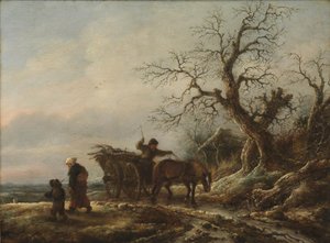 Een winters tafereel