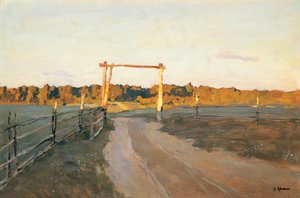 Zomeravond, 1900 door Isaak Ilyich Levitan