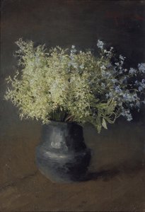 Wilde viooltjes en vergeet-mij-nietjes, 1889 door Isaak Ilyich Levitan