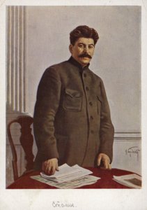 Joseph Stalin, Sovjet Bolsjewistische leider door Isaak Israilevich Brodsky