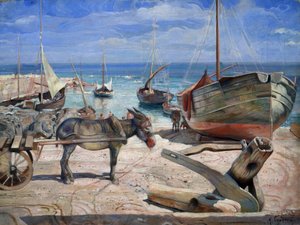 Het eiland Capri door Isaak Israilevich Brodsky