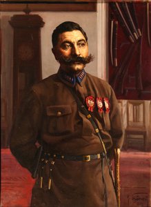 Portret van Semyon Mikhailovich Budyonny 1883-1973, 1929 door Isaak Israilevich Brodsky