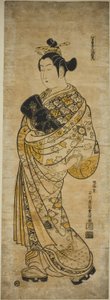 De Yoshiwara in Edo - Een set van drie (Edo Yoshiwara sanpukutsui) door Ishikawa Toyonobu