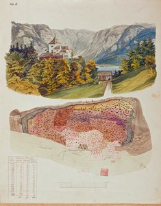In 1846 begon mijningenieur en amateurarcheoloog Johann Georg Ramsauer te graven in de graftombe boven Hallstatt, Oostenrijk ...
