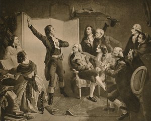 Het eerste zingen van de Marseillaise, 1895 door Isidore Pils