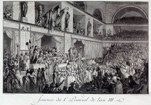 Franse Revolutie: de dag van de volksopstand tegen honger in de I Prairial van jaar III (20/05/1795) door Isidore Stanislas Helman