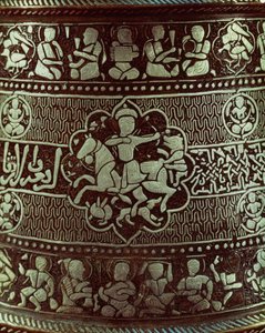 Detail van een lamp, uit Egypte, 1282
