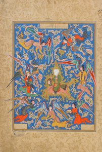 Folio uit een Haft Awrang (Zeven Tronen) door Jami, waarschijnlijk Mashad, Khurasan, Iran, Safavid-periode, 1556-65 door Islamic School