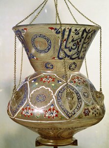 Lamp, uit de moskee van Sultan Hasan, Caïro