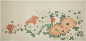 Chrysanten door Isoda Koryusai
