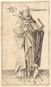 Heilige Dominicus door Israhel van Meckenem