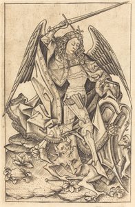 Sint-Michiel door Israhel van Meckenem