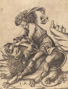 Simson en de Leeuw, ca. 1475