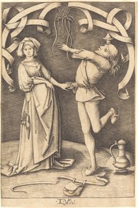 De goochelaar en de vrouw, ca. 1495-1503