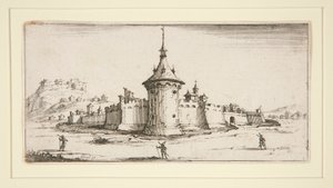 Een Bastion, of Een Vestingwerk door Israël Henriet