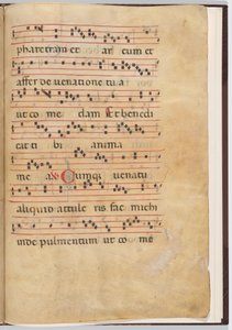 Blad 8 uit een Antifonale Fragment