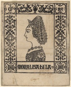 Mona Lisa door Italian 15th Century