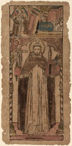 Sint Dominicus door Italian 15th Century