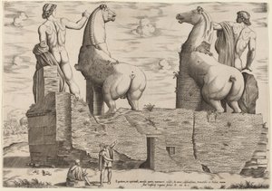 Equitum, in Quirinali, aversa parte door Italian 16th Century