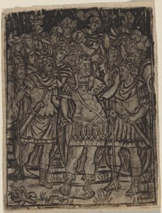 Romeinse generaal spreekt zijn troepen toe door Italian 16th Century
